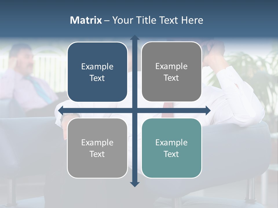 Adult Standing Corporate PowerPoint Template