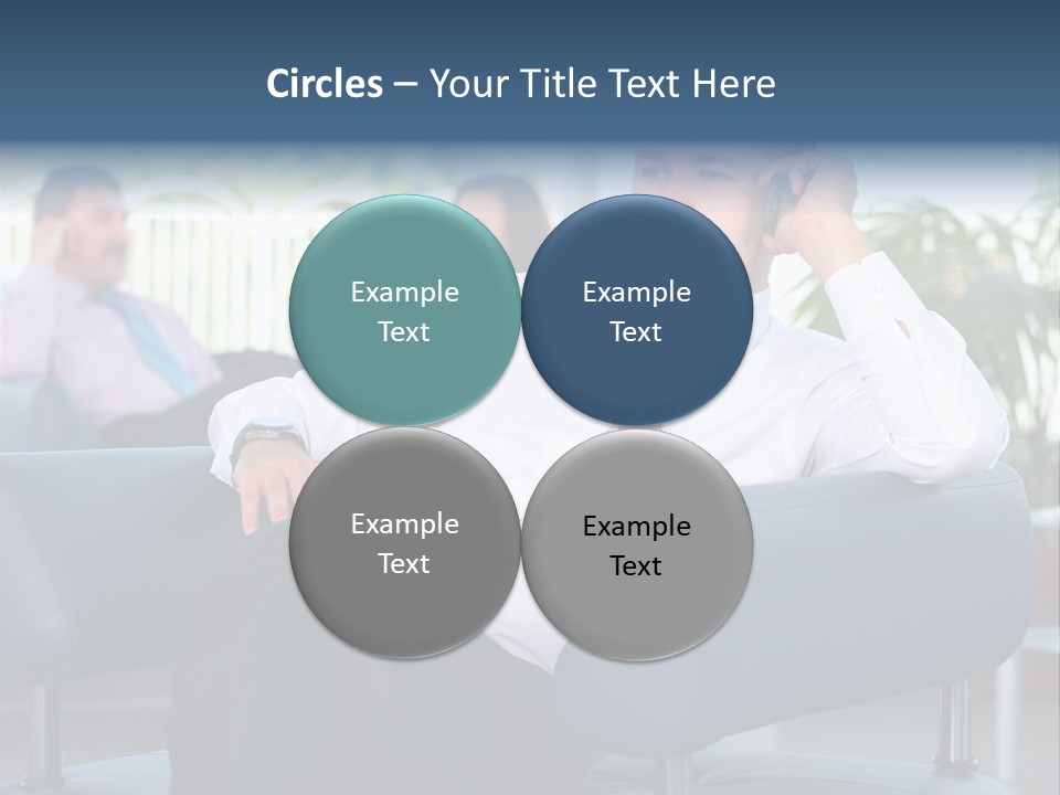 Adult Standing Corporate PowerPoint Template