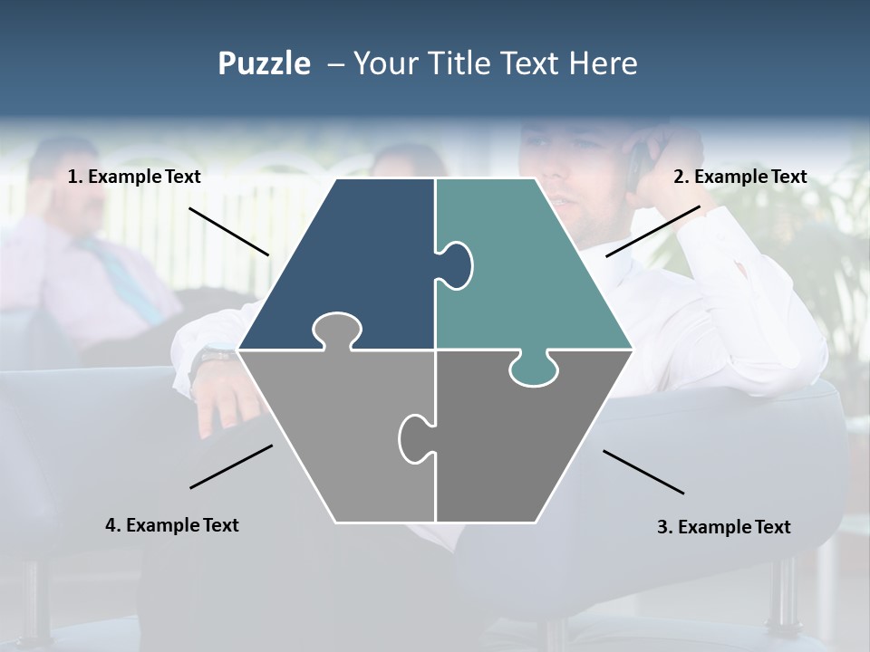 Adult Standing Corporate PowerPoint Template
