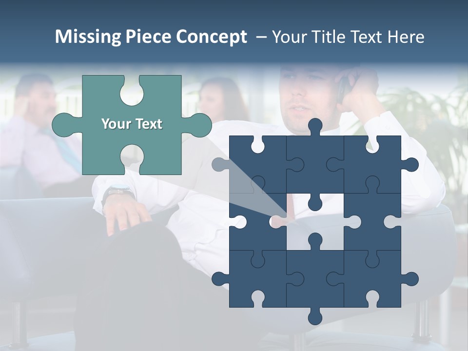 Adult Standing Corporate PowerPoint Template