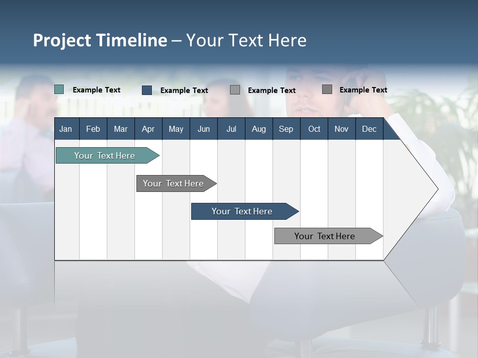 Adult Standing Corporate PowerPoint Template