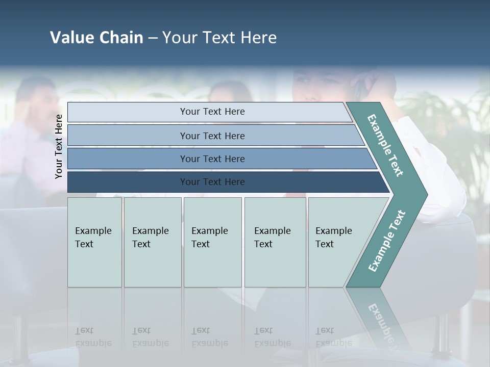 Adult Standing Corporate PowerPoint Template