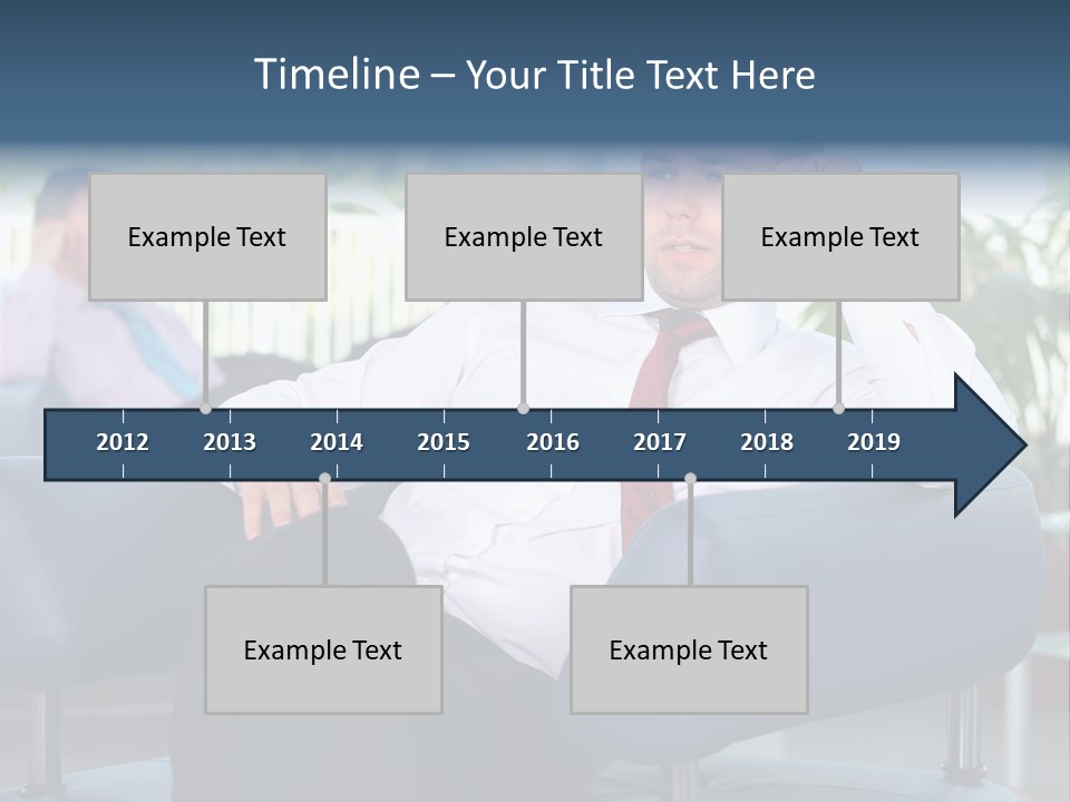 Adult Standing Corporate PowerPoint Template