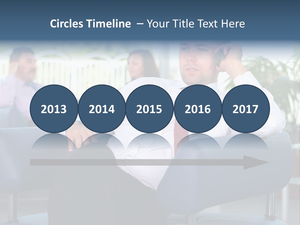 Adult Standing Corporate PowerPoint Template