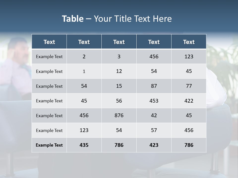 Adult Standing Corporate PowerPoint Template
