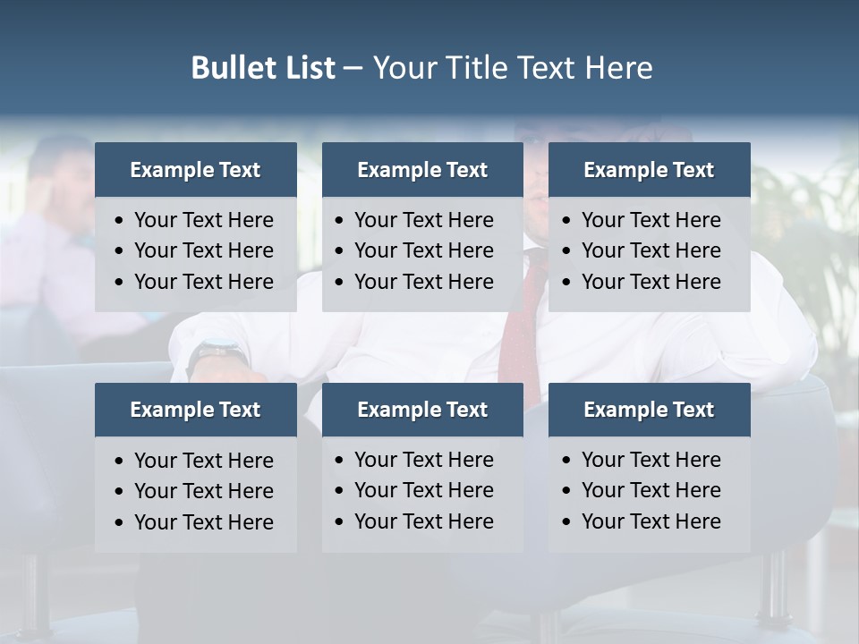Adult Standing Corporate PowerPoint Template