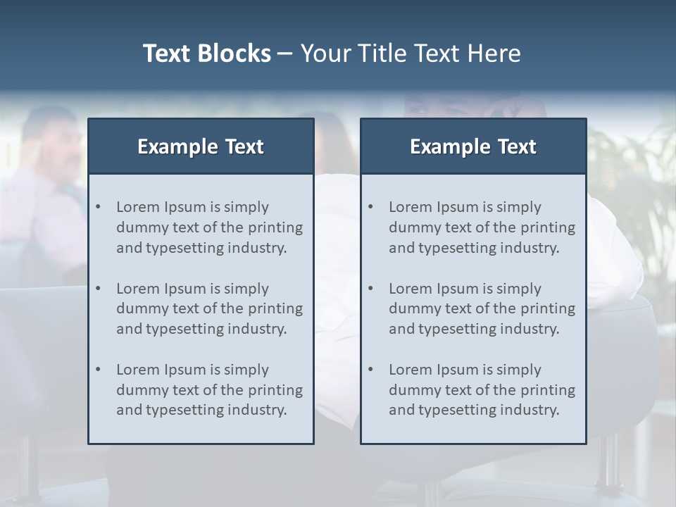 Adult Standing Corporate PowerPoint Template