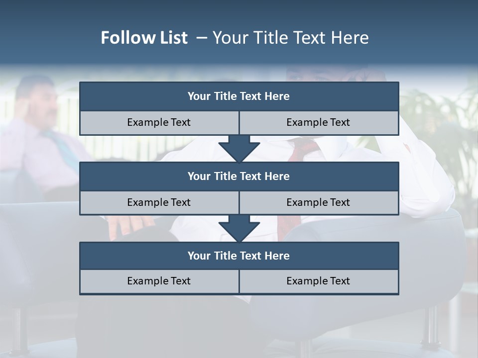 Adult Standing Corporate PowerPoint Template
