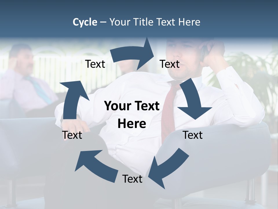 Adult Standing Corporate PowerPoint Template