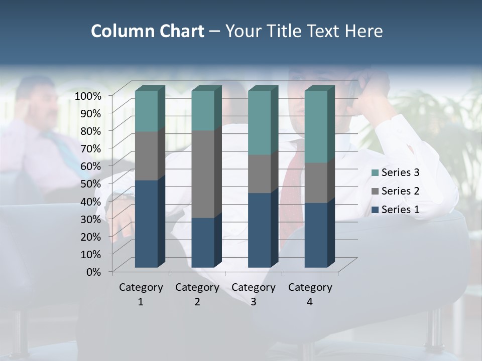 Adult Standing Corporate PowerPoint Template