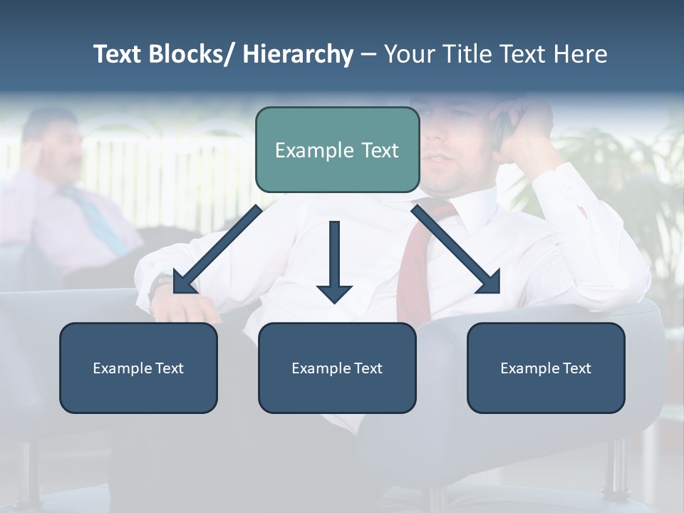 Adult Standing Corporate PowerPoint Template