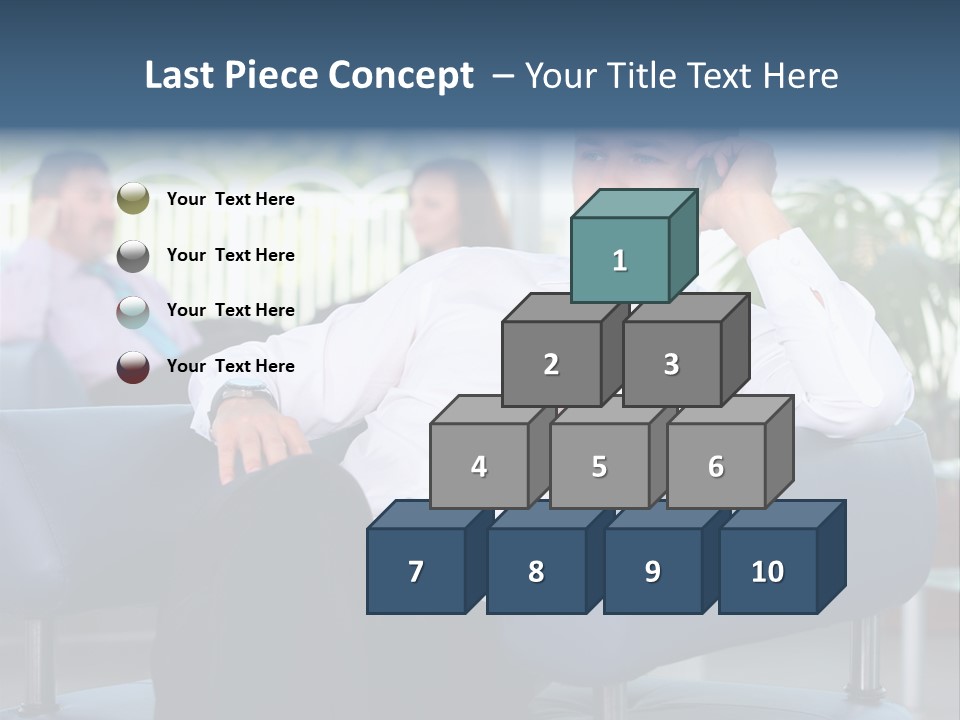 Adult Standing Corporate PowerPoint Template