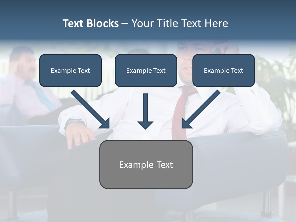 Adult Standing Corporate PowerPoint Template