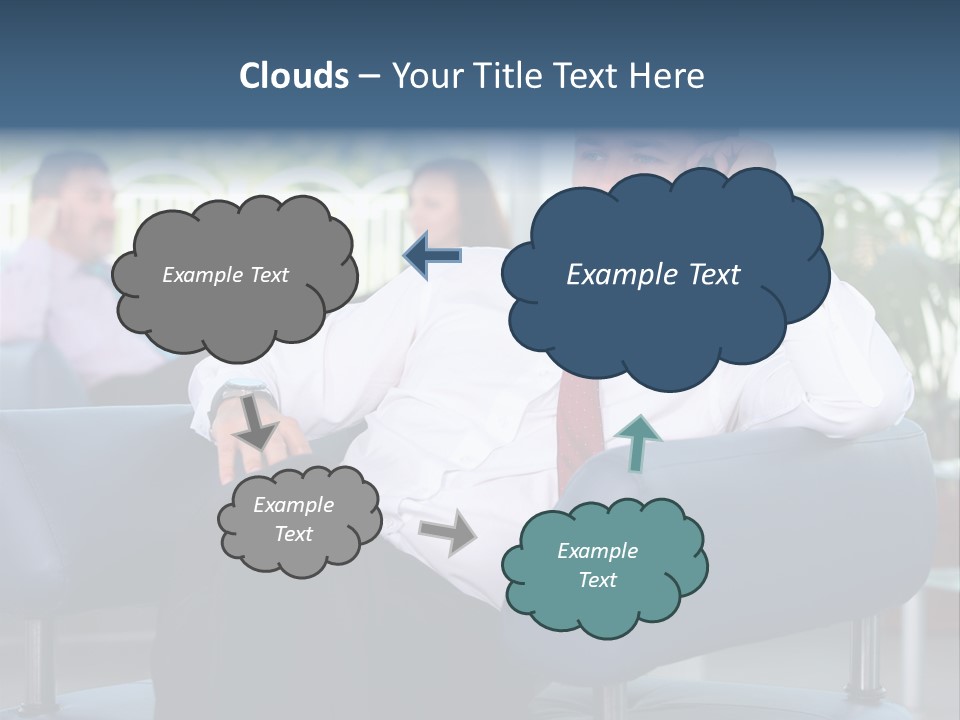 Adult Standing Corporate PowerPoint Template