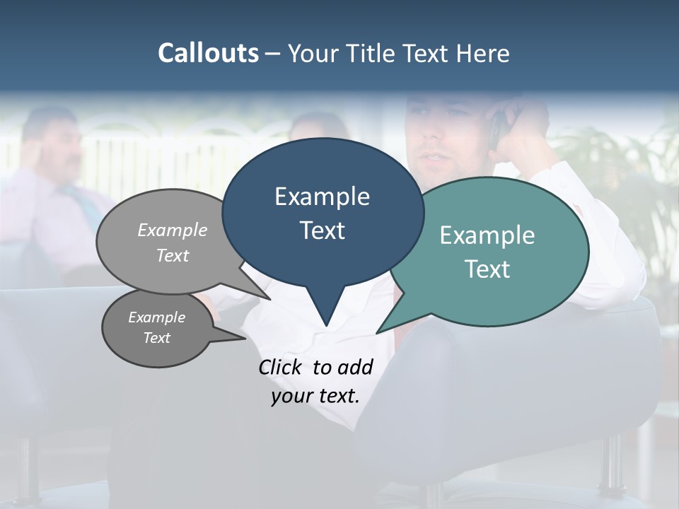 Adult Standing Corporate PowerPoint Template