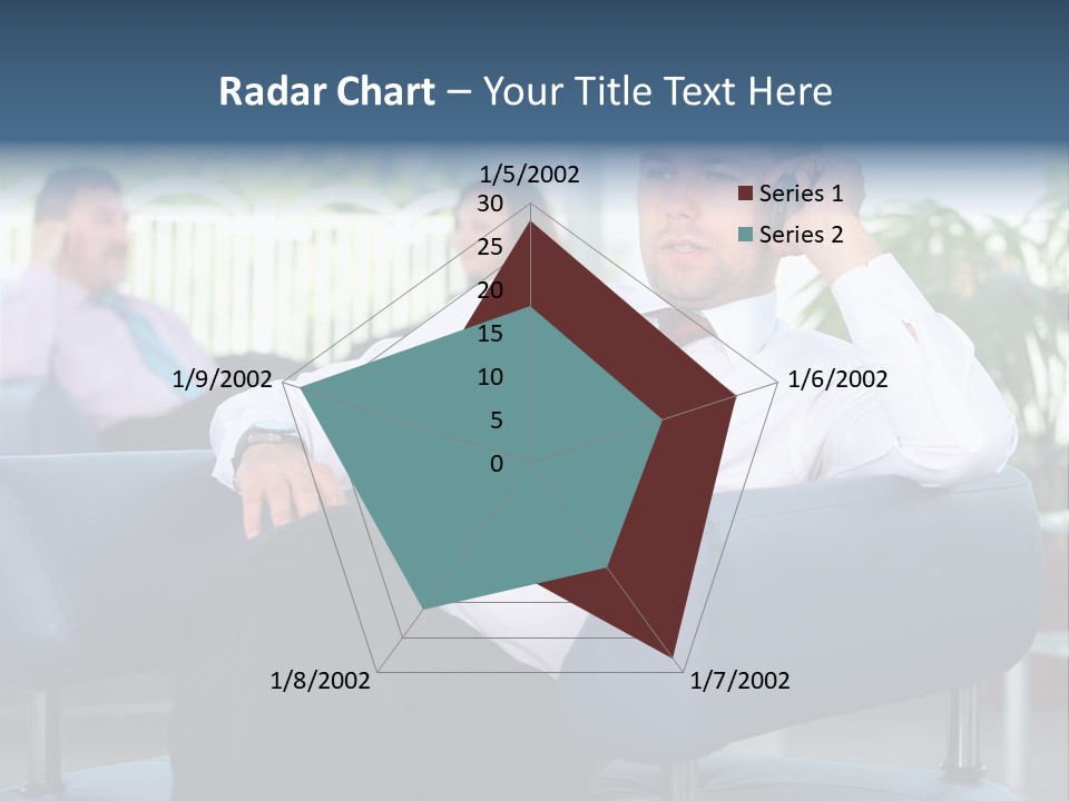 Adult Standing Corporate PowerPoint Template