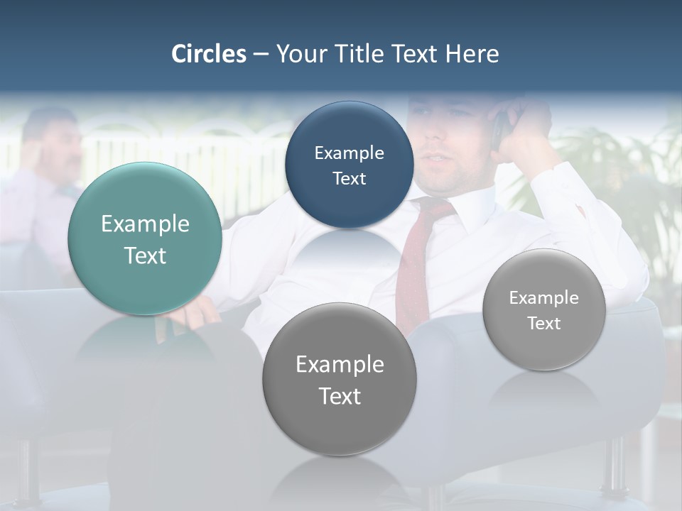 Adult Standing Corporate PowerPoint Template