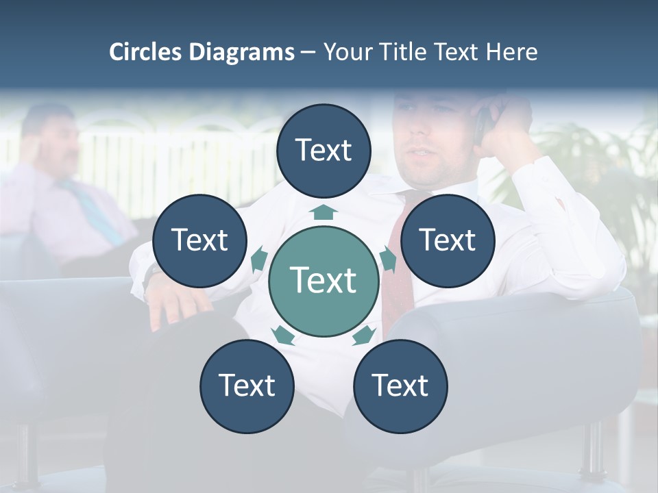 Adult Standing Corporate PowerPoint Template