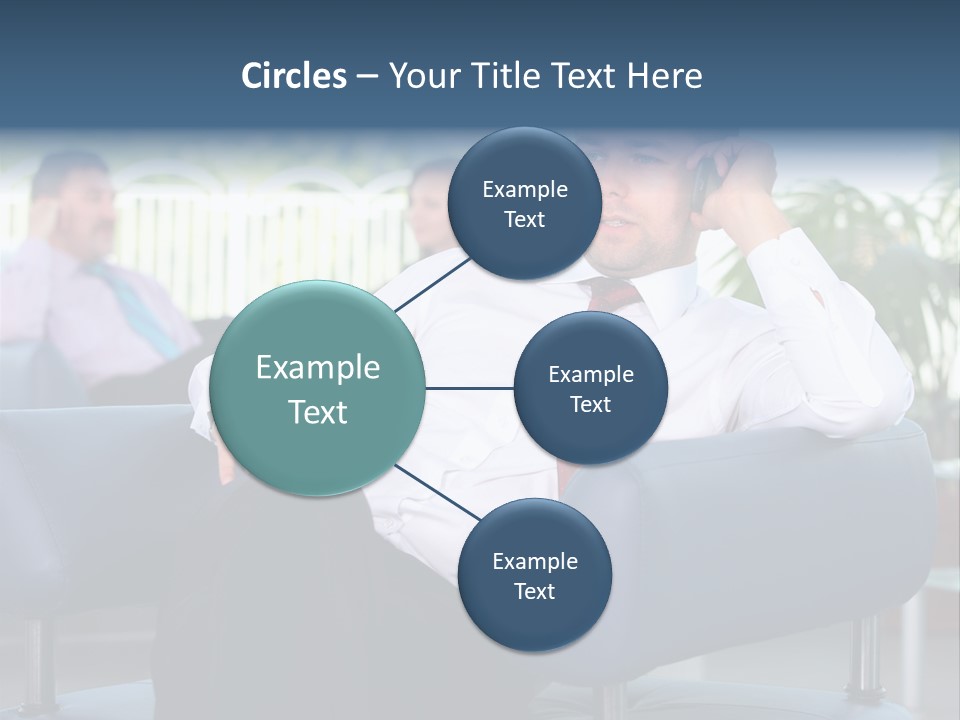 Adult Standing Corporate PowerPoint Template