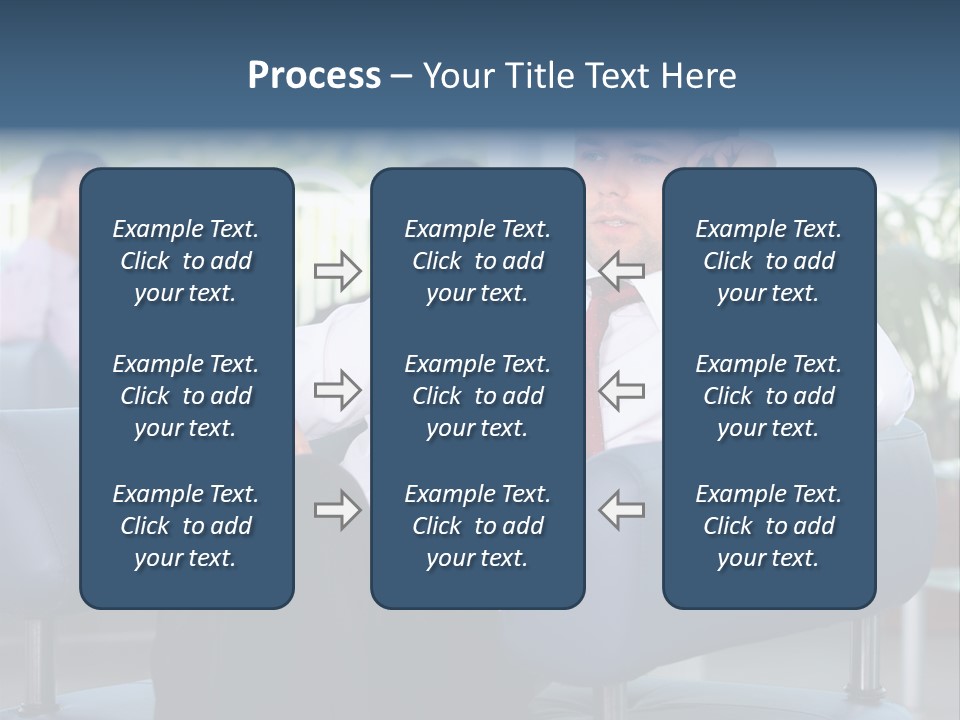 Adult Standing Corporate PowerPoint Template