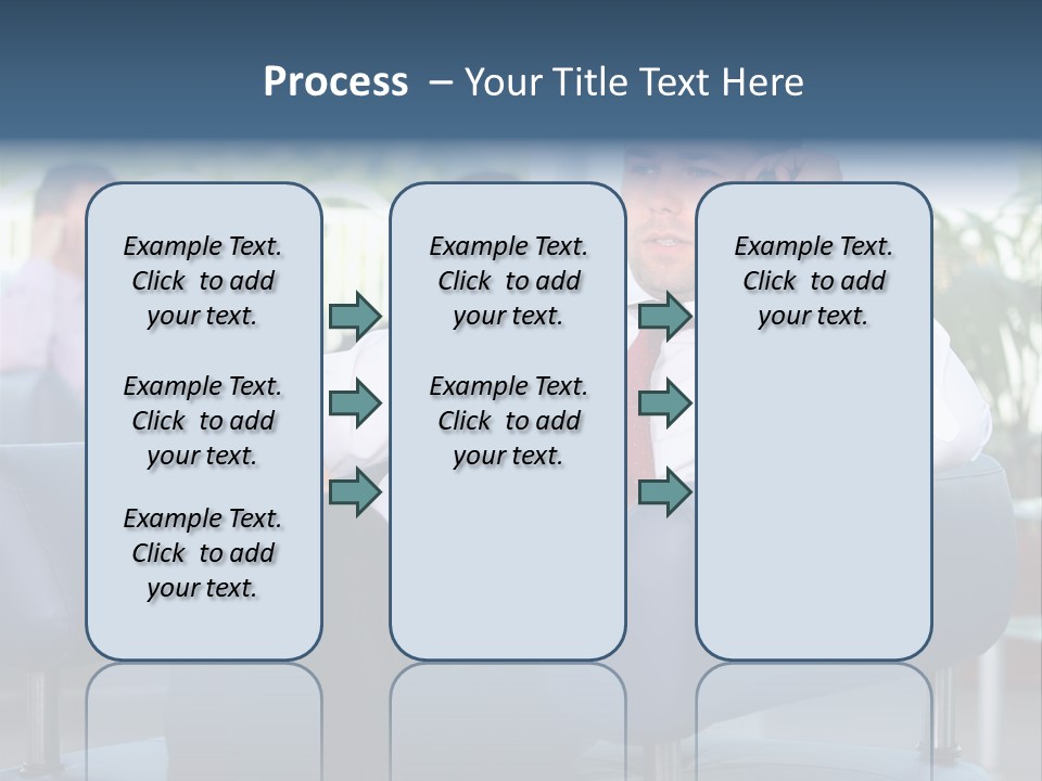 Adult Standing Corporate PowerPoint Template