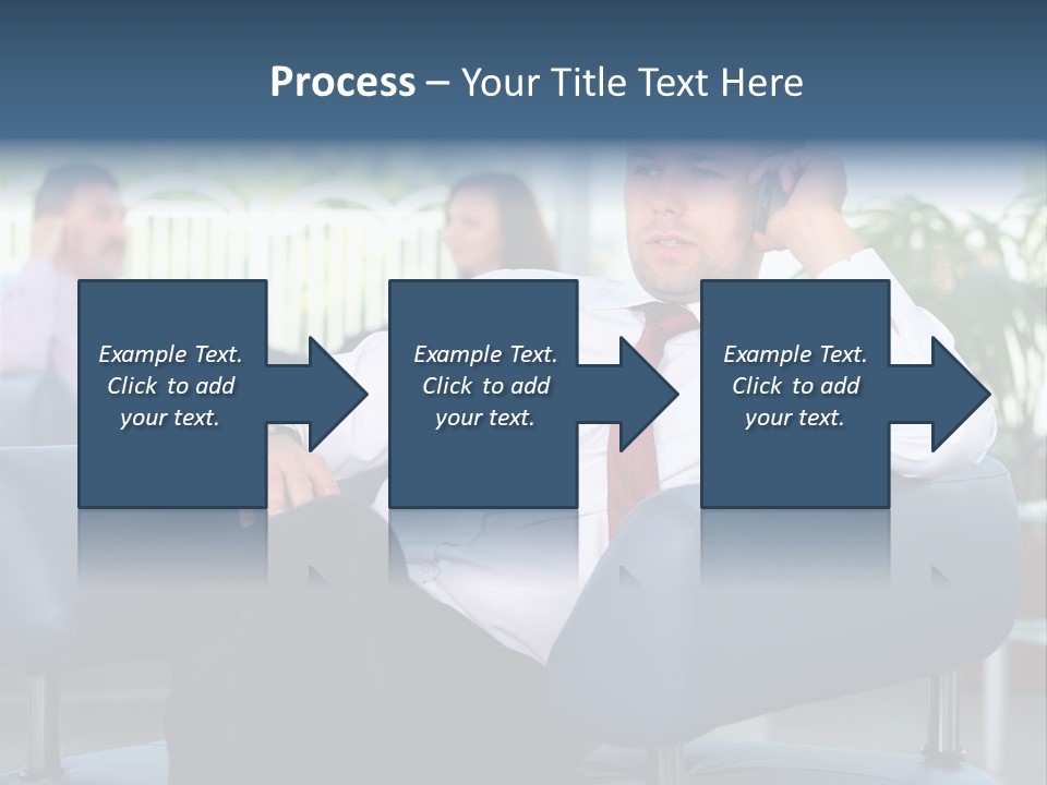 Adult Standing Corporate PowerPoint Template