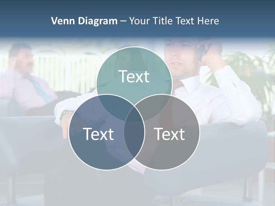 Adult Standing Corporate PowerPoint Template