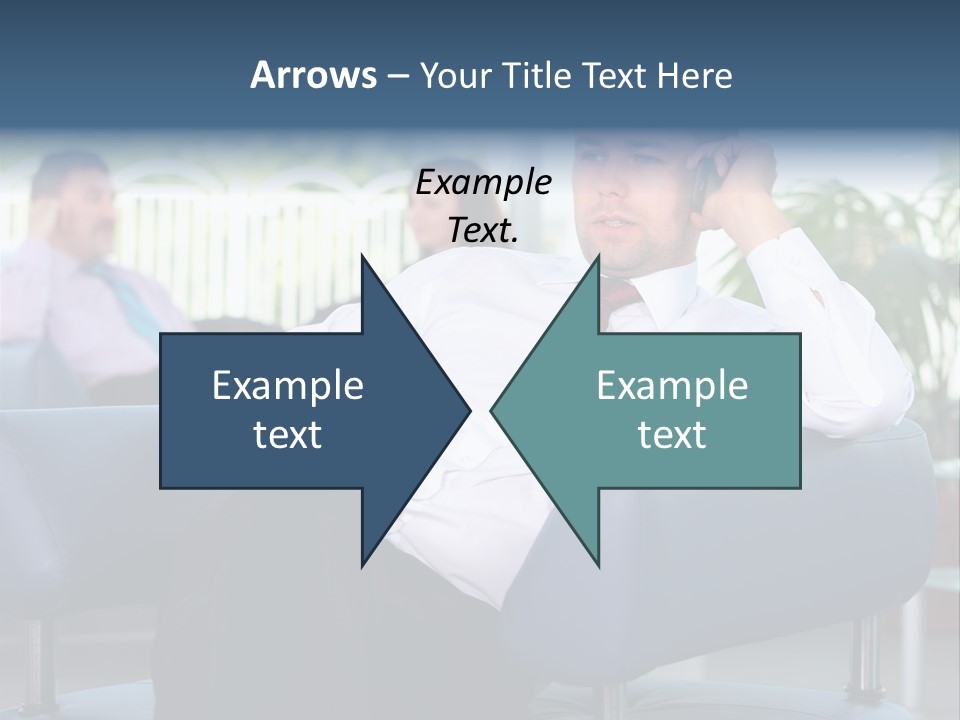 Adult Standing Corporate PowerPoint Template