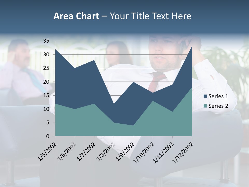Adult Standing Corporate PowerPoint Template