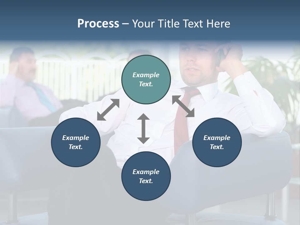 Adult Standing Corporate PowerPoint Template