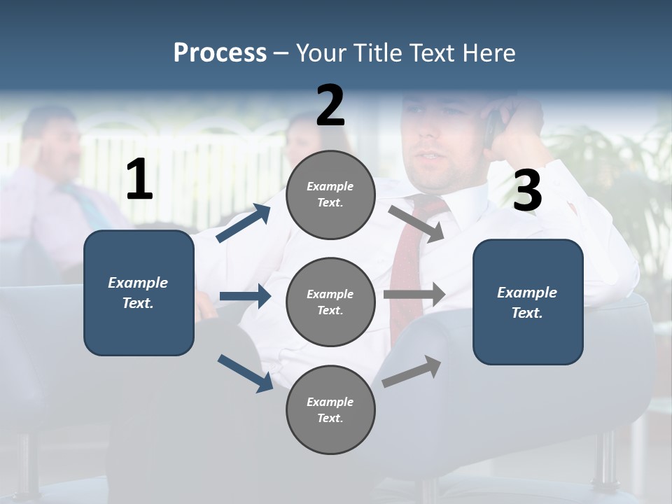 Adult Standing Corporate PowerPoint Template