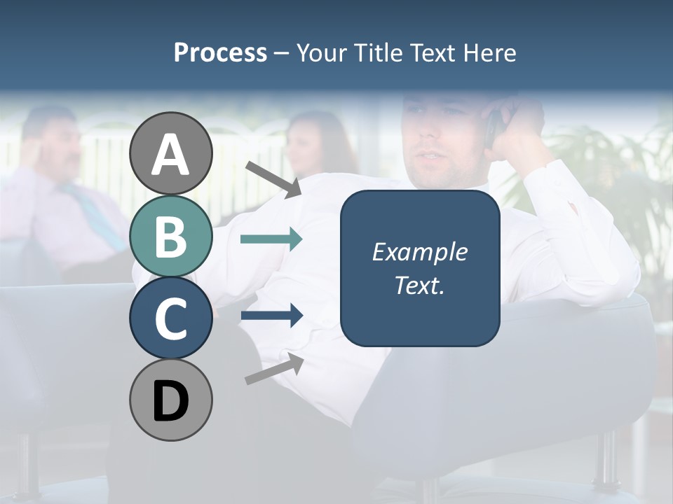 Adult Standing Corporate PowerPoint Template
