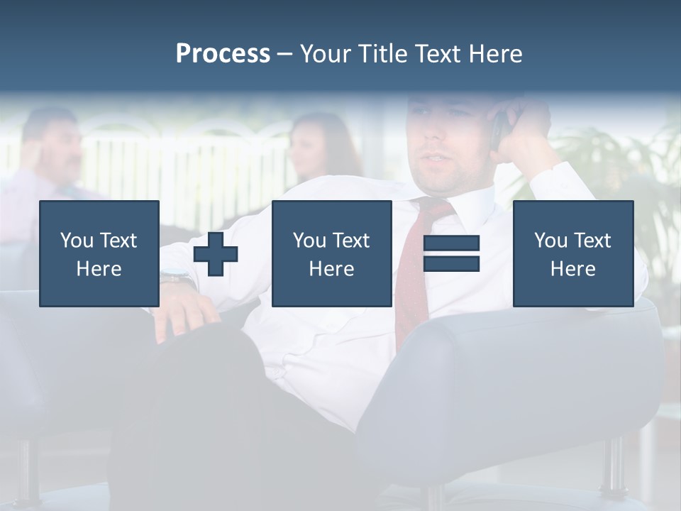 Adult Standing Corporate PowerPoint Template