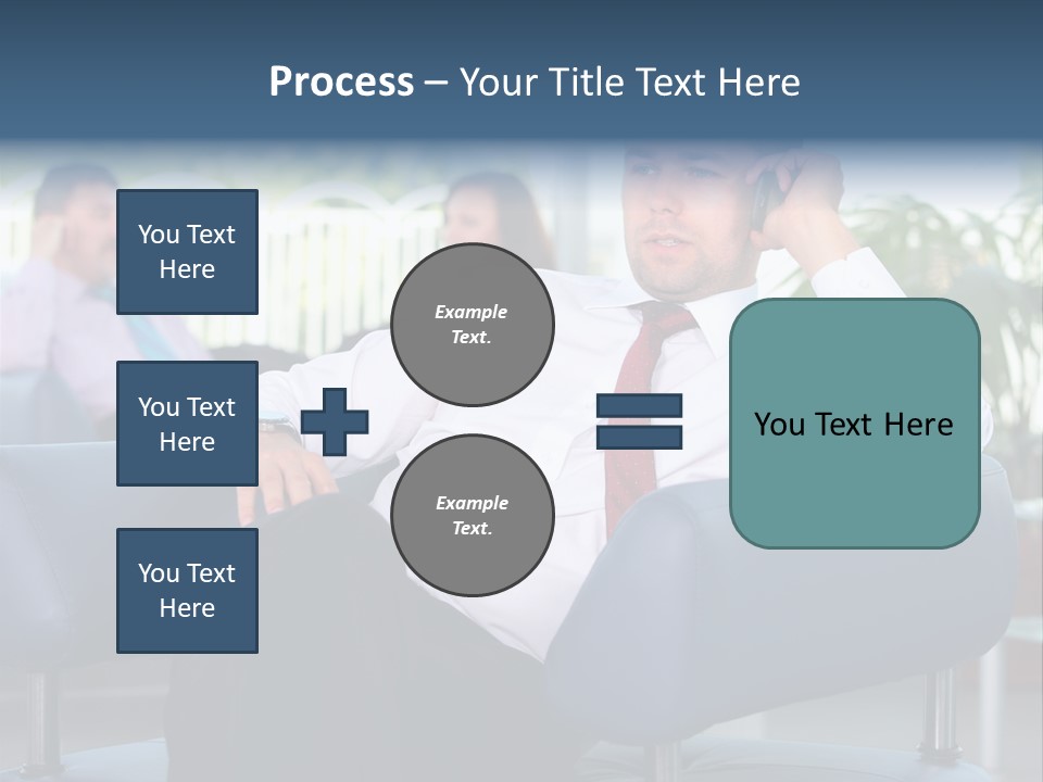 Adult Standing Corporate PowerPoint Template