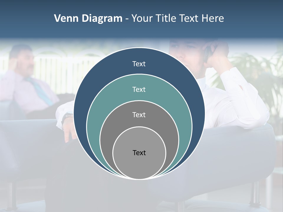 Adult Standing Corporate PowerPoint Template