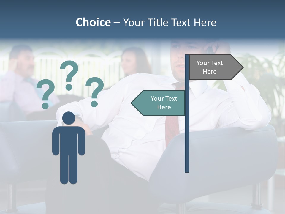 Adult Standing Corporate PowerPoint Template
