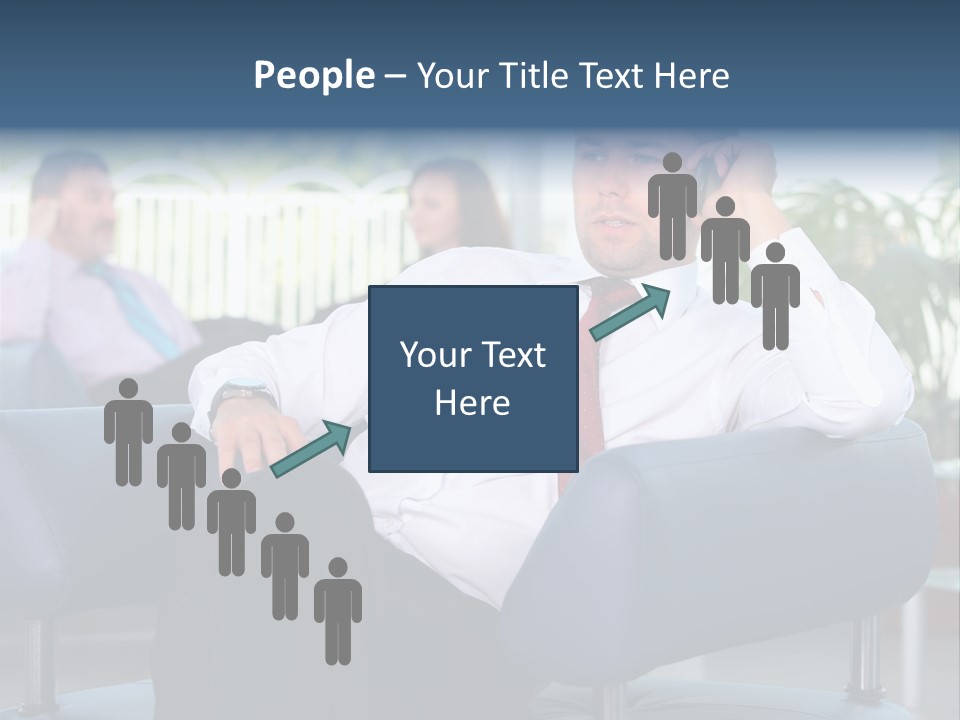 Adult Standing Corporate PowerPoint Template