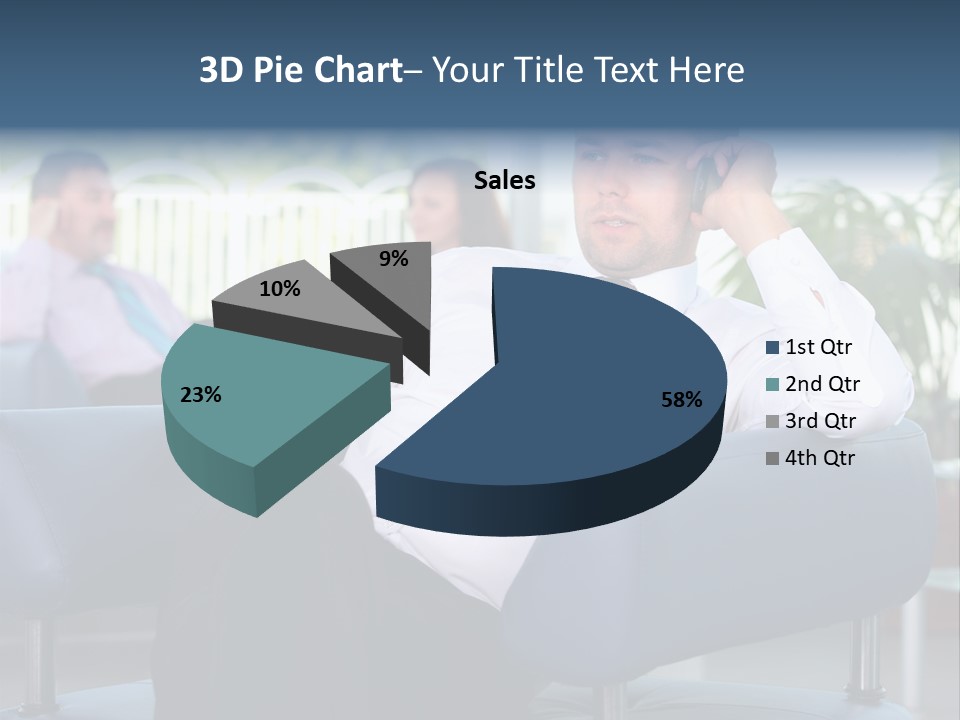 Adult Standing Corporate PowerPoint Template
