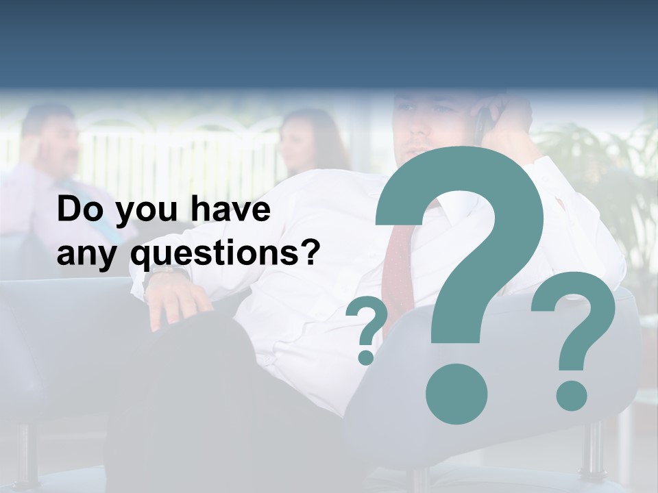 Adult Standing Corporate PowerPoint Template