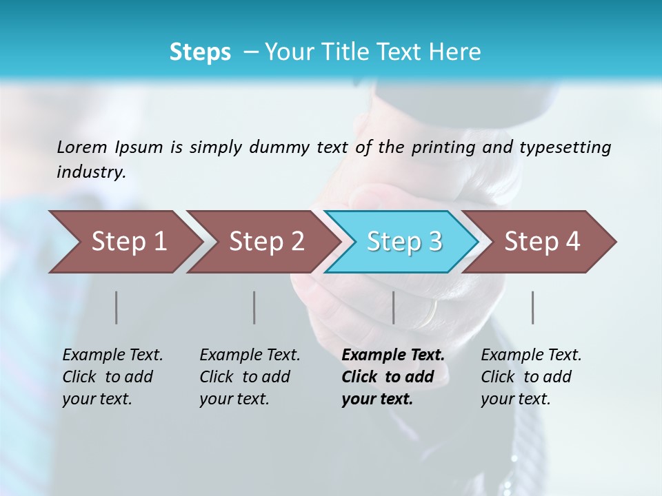 Copy Deal Handshake PowerPoint Template