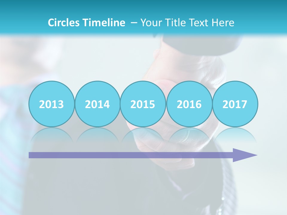 Copy Deal Handshake PowerPoint Template