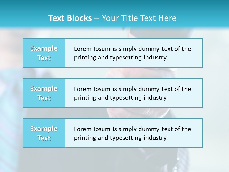 Copy Deal Handshake PowerPoint Template