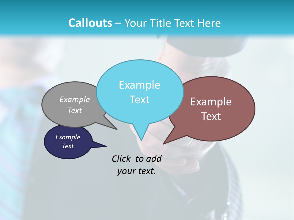 Copy Deal Handshake PowerPoint Template