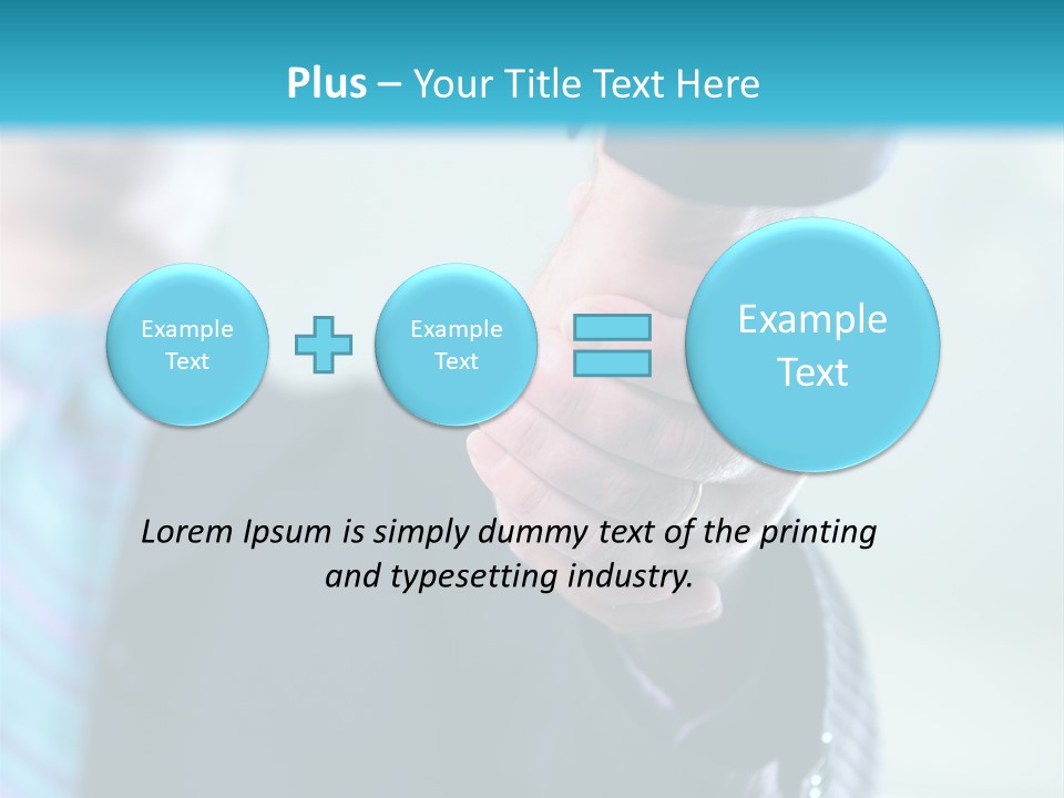Copy Deal Handshake PowerPoint Template