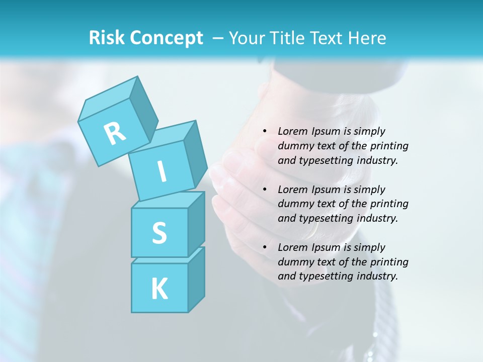 Copy Deal Handshake PowerPoint Template