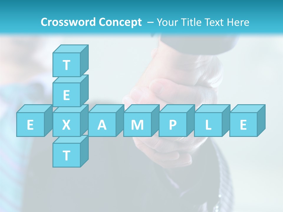 Copy Deal Handshake PowerPoint Template