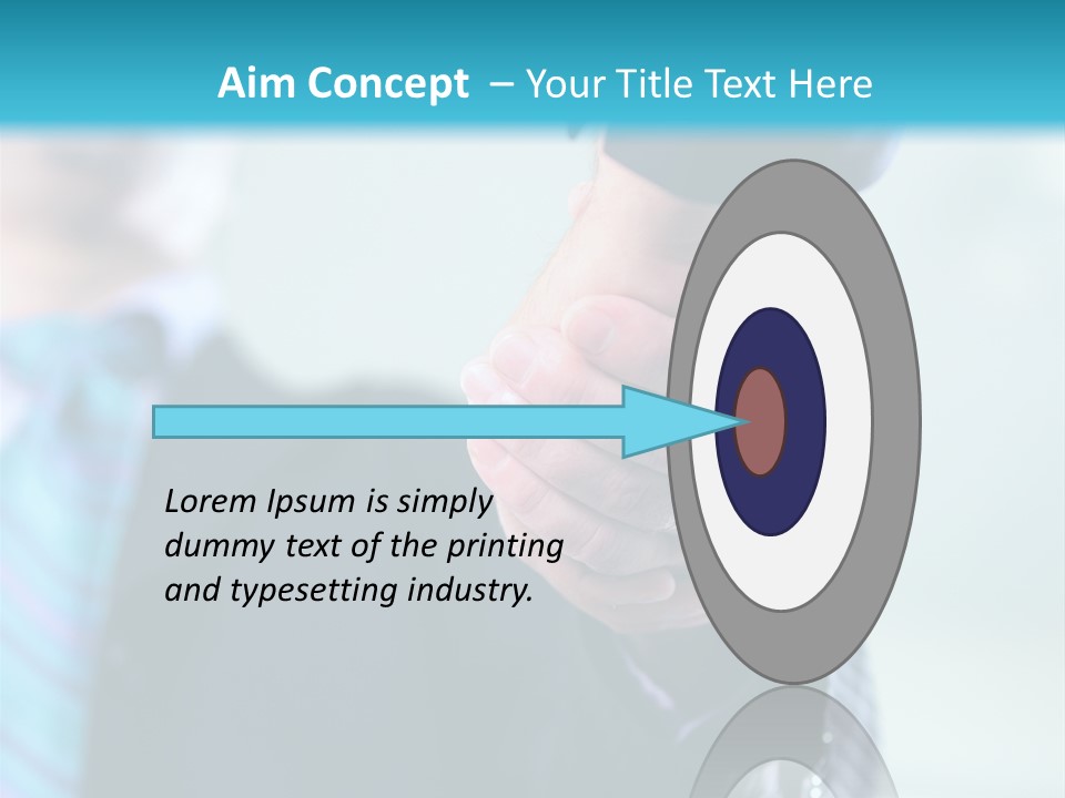 Copy Deal Handshake PowerPoint Template