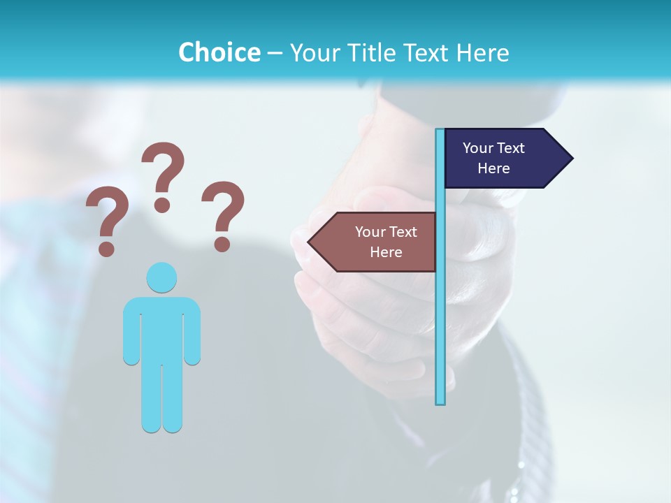 Copy Deal Handshake PowerPoint Template