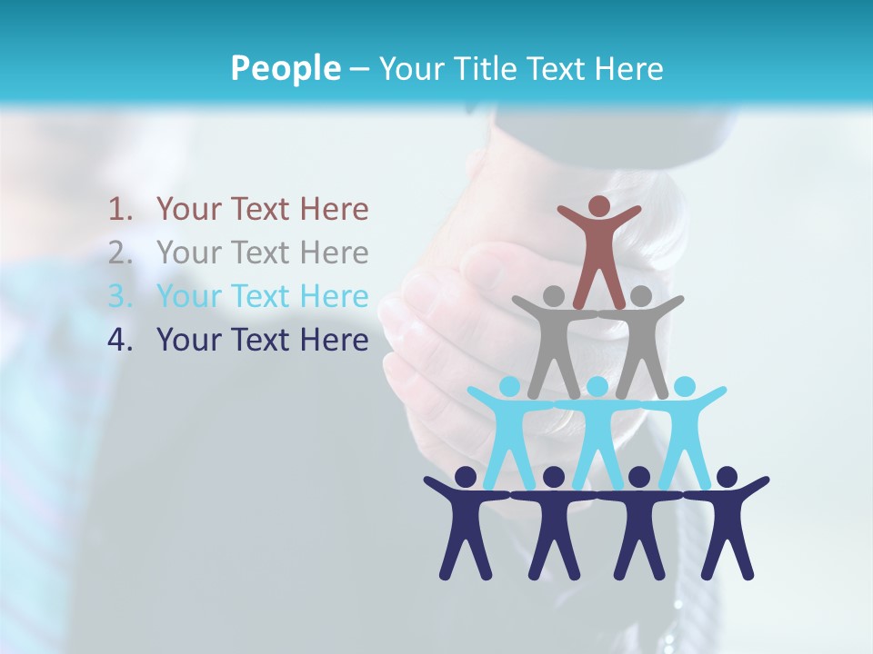 Copy Deal Handshake PowerPoint Template