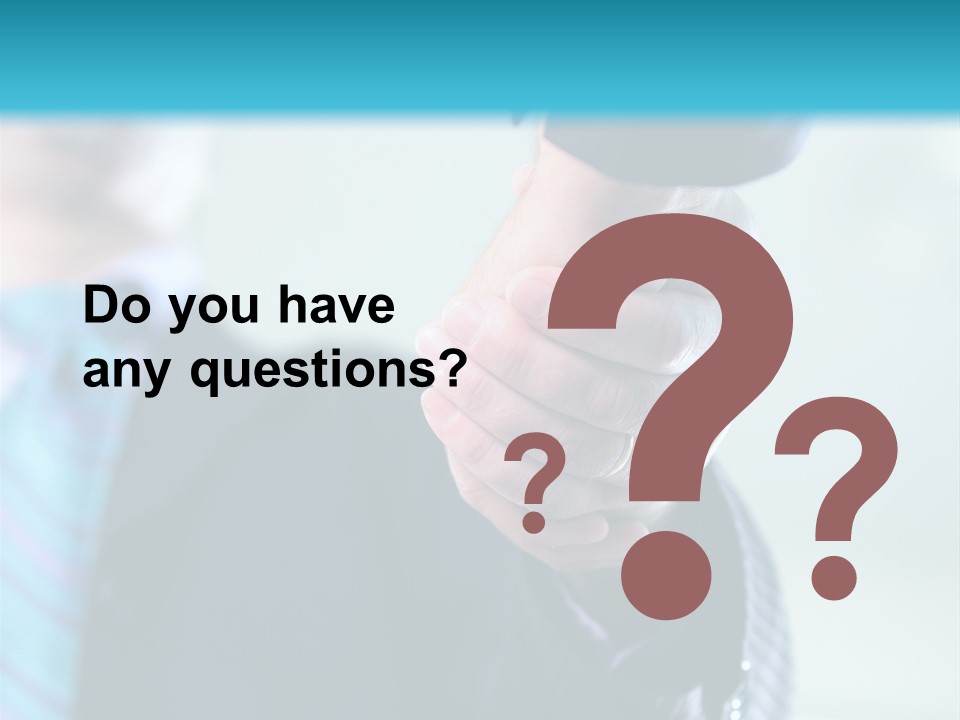 Copy Deal Handshake PowerPoint Template